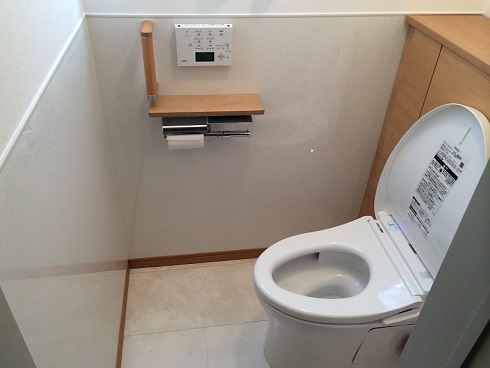 戸建て トイレ のリフォーム施工事例 高級ホテルのトイレを自宅に再現 戸建て トイレ のリフォーム施工事例 高級ホテルのトイレを自宅に再現