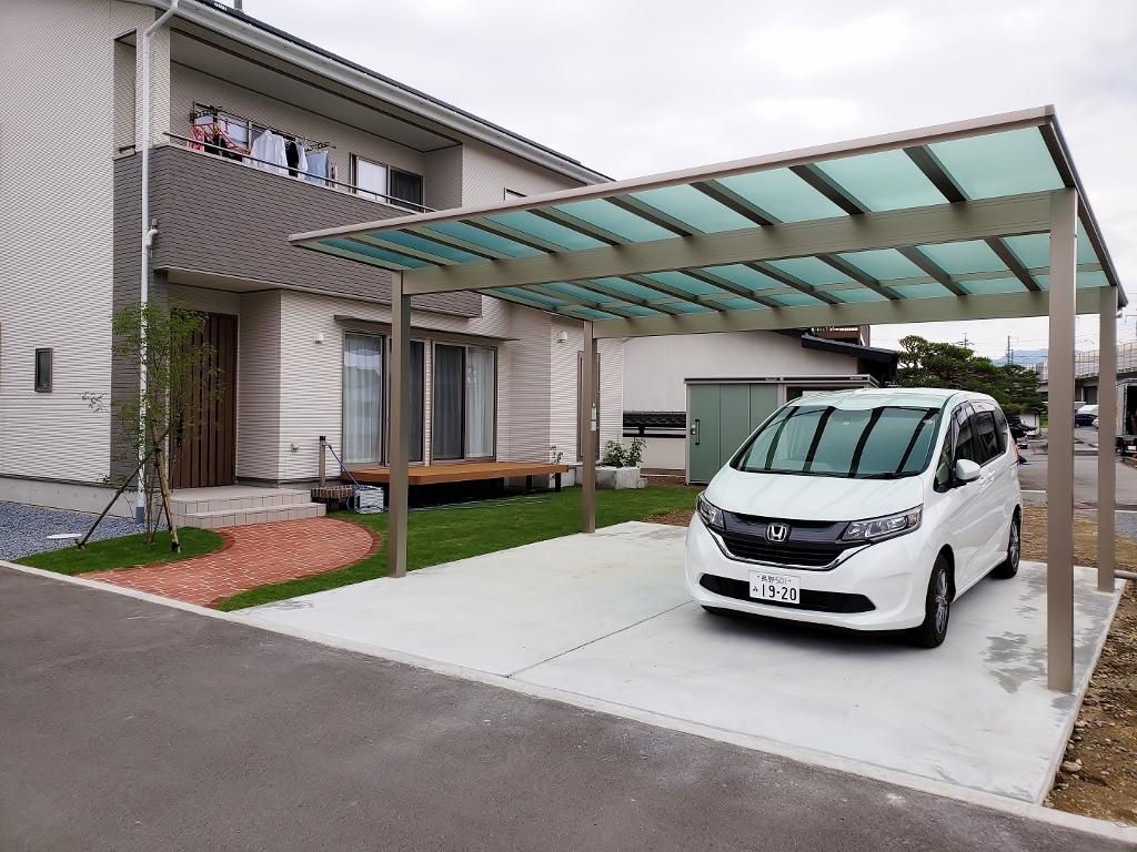 戸建て 外構 のリフォーム施工事例 新築外構工事 長野県佐久市 上田市 東北信地域の新築 リフォーム エクステリア 株式会社ダイトーコーポレーション