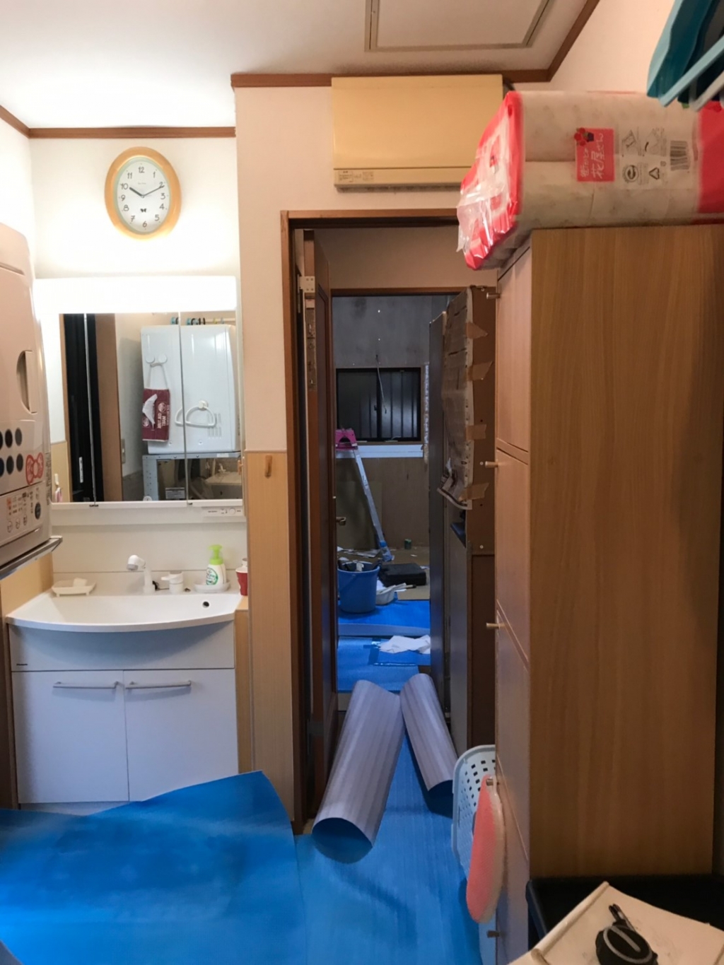 戸建て 浴室 のリフォーム施工事例 ユニットバスと洗面台を取替えました ハウスドゥ 徳島阿南店 徳島南店